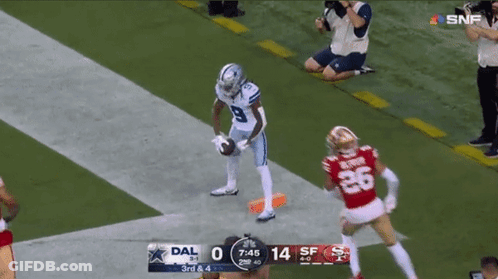 Dallas Cowboys Vs San Francisco 49Ers Football Game GIF