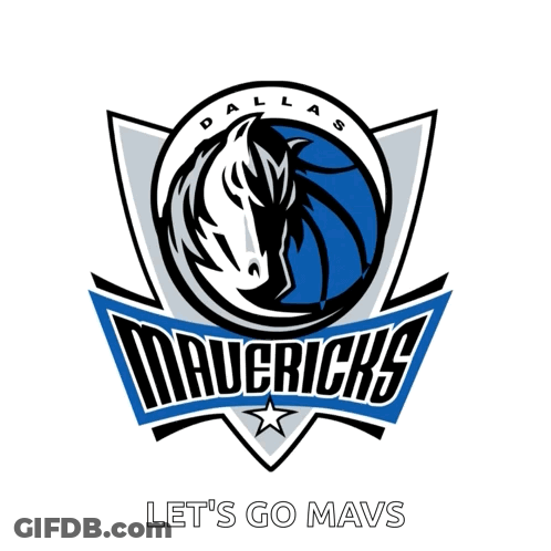 Dallas Mavericks Logo Horse Basketball GIF