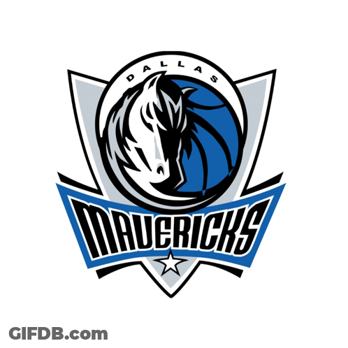 Dallas Mavericks Logo With Horse GIF