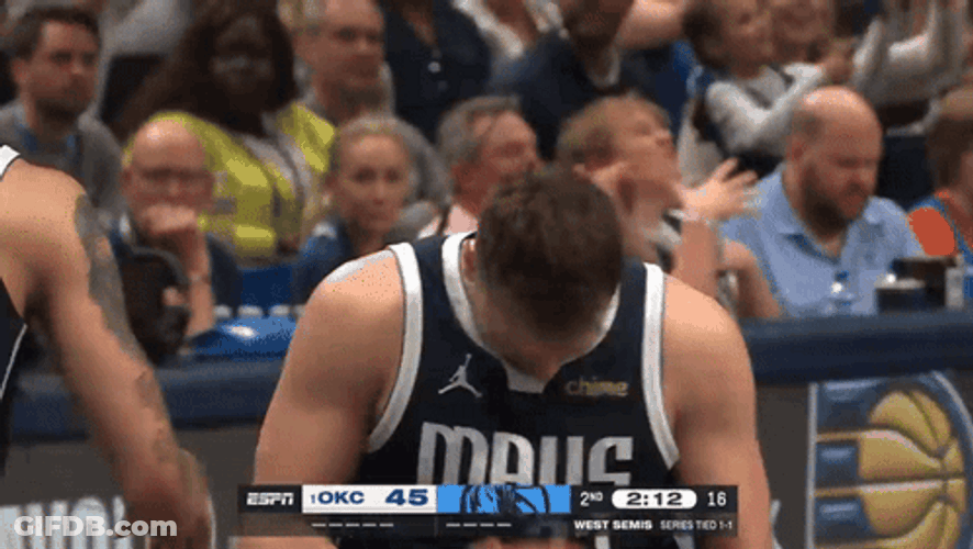 Dallas Mavericks Luka Doncic Bump Head Ball GIF