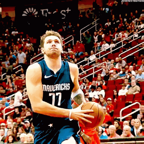 Dallas Mavericks Luka Doncic Dunk Ball GIF