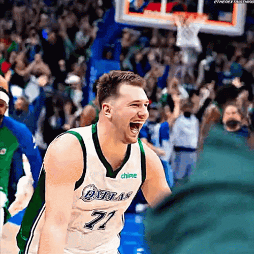 Dallas Mavericks Luka Doncic Give Hi Five GIF