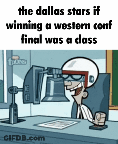 Dallas Stars Winning Western Conf Final Meme GIF