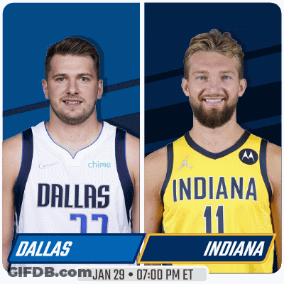 Dallas Vs Indiana Basketball January 29 GIF