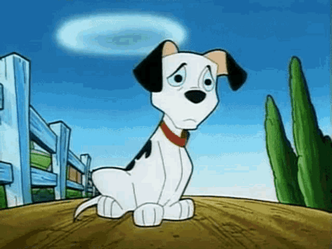 Dalmatian Heavy Sigh GIF