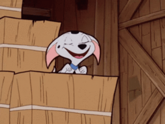 Dalmatian Mr Muscles GIF