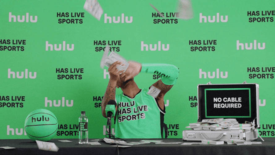 Damian Lillard Money Dance Hulu Sports GIF