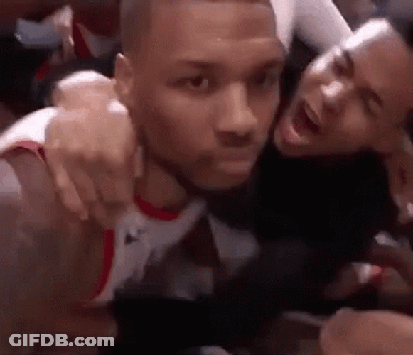 Damian Lillard On The Floor GIF