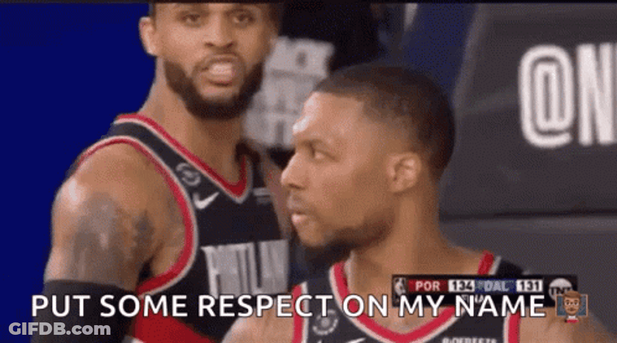 Damian Lillard Respect On His Name GIF
