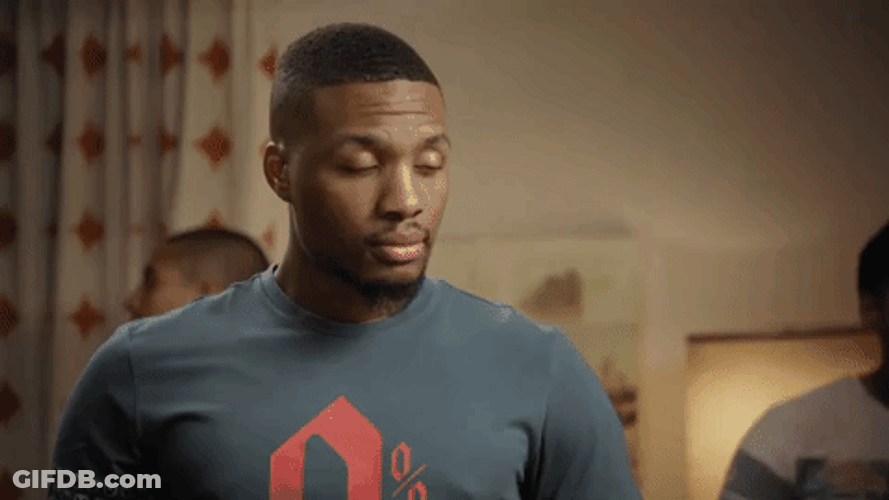 Damian Lillard Staring GIF