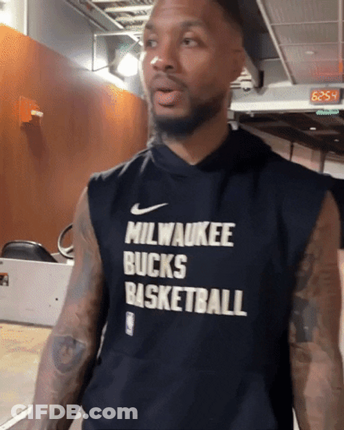 Damian Lillard Walking Around GIF