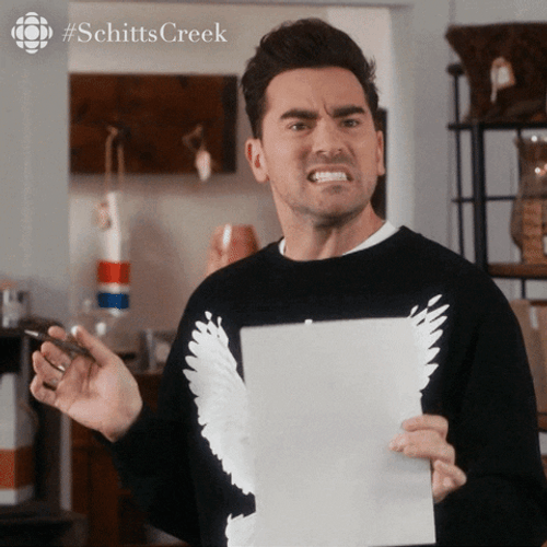 Dammit Angry David Rose Schitts Creek GIF