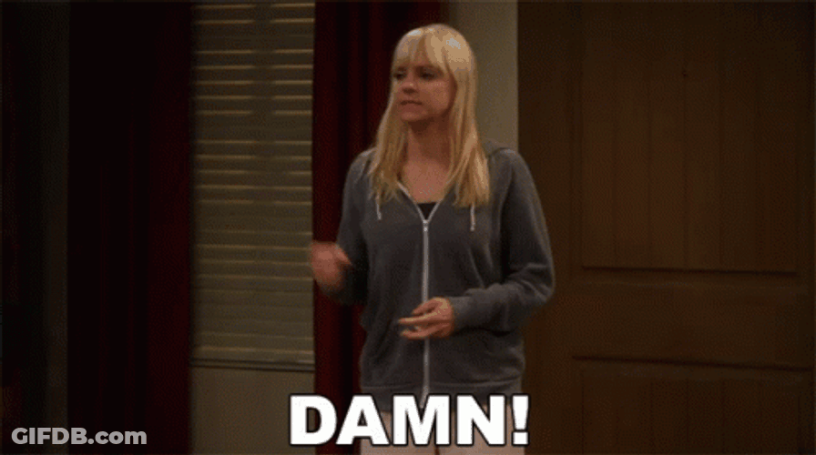 Dammit Anna Faris Finger Snap GIF