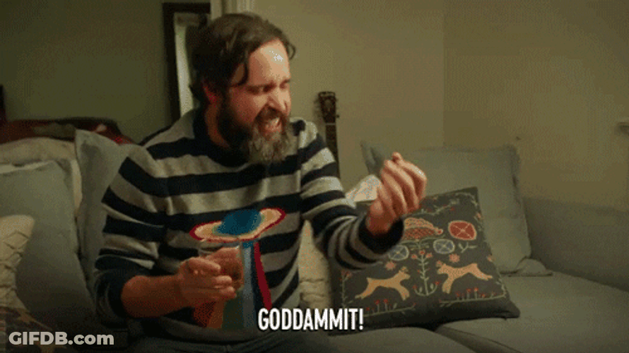 Dammit Displeased Duncan Trussel Comedy Central GIF