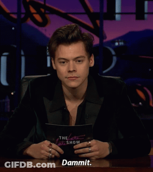 Dammit Harry Styles Smiling GIF
