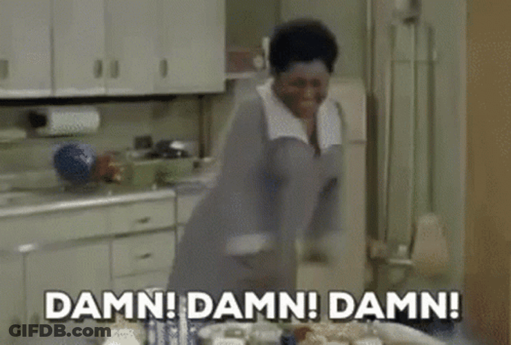 Damn Damn Damn Angry Florida Evans GIF
