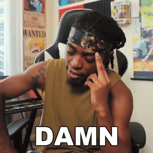 Damn Damn Damn Dismayed Black Mastadonte GIF