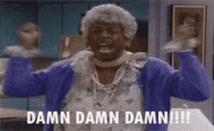 Damn Damn Damn Frustrated Martin Lawrence GIF