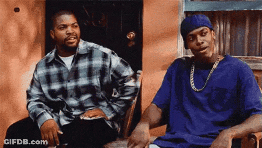 Damn Damn Damn Ice Cube Friday Reacting GIF