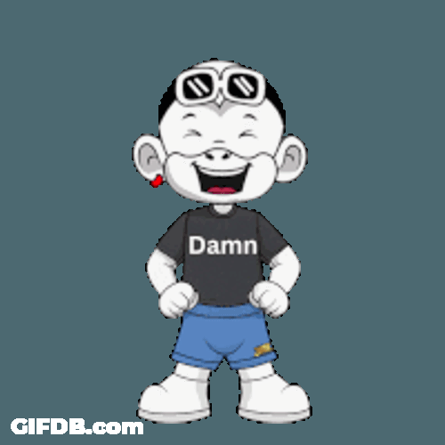 Damn Damn Zhot Jr Sticker GIF