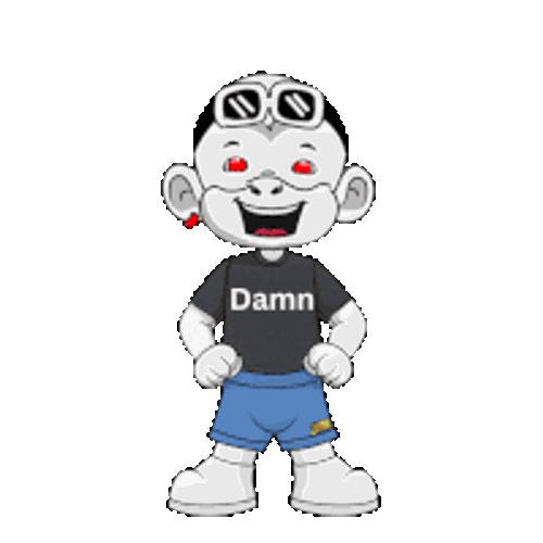 Damn Damn Zhot Jr Sticker GIF