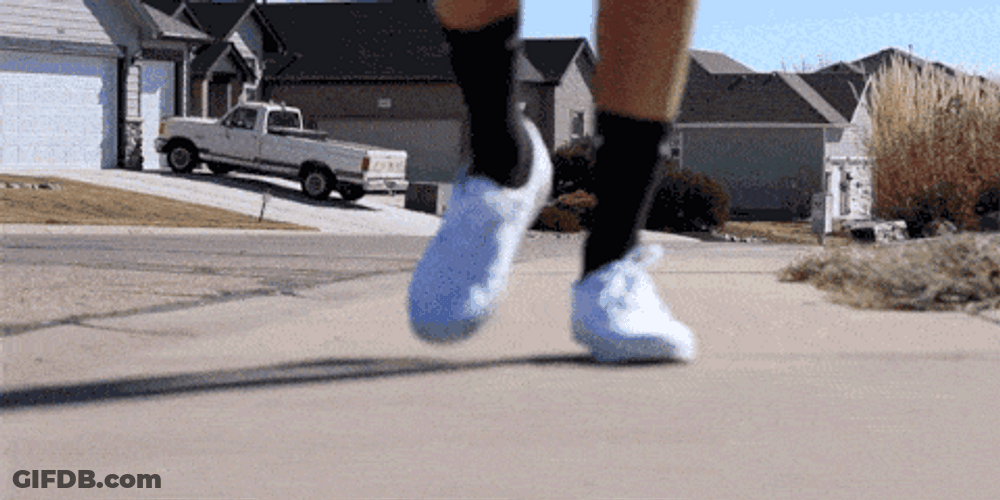 Damn Daniel White Shoes Walking GIF