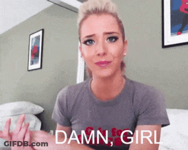 Damn Girl Meme Jenna Marbles GIF