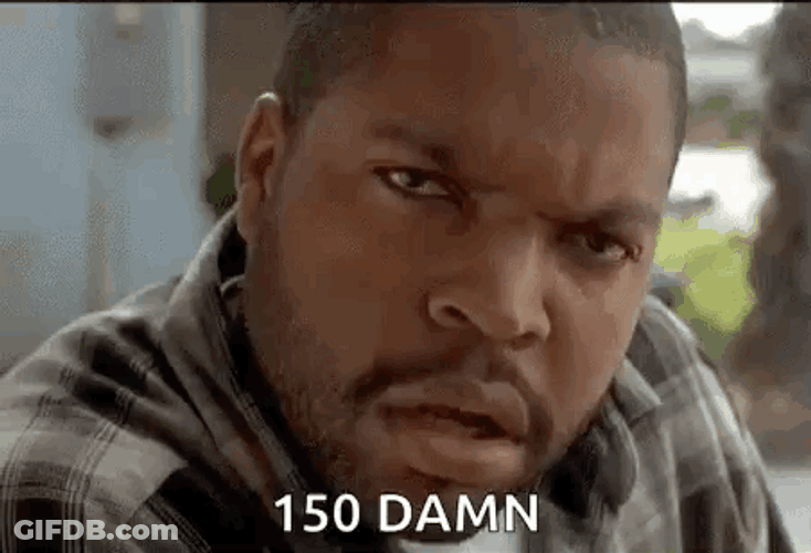 Damn Meme Ice Cube Funny Reaction GIF