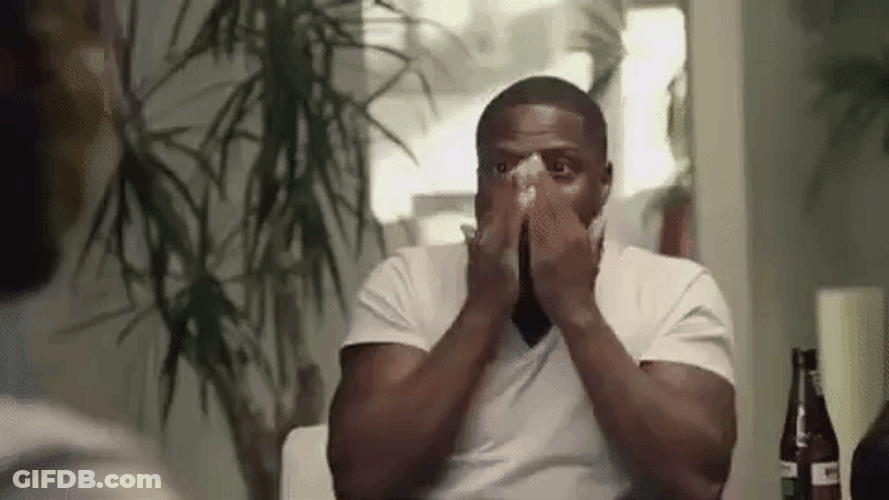 Damn Reaction Kevin Hart GIF