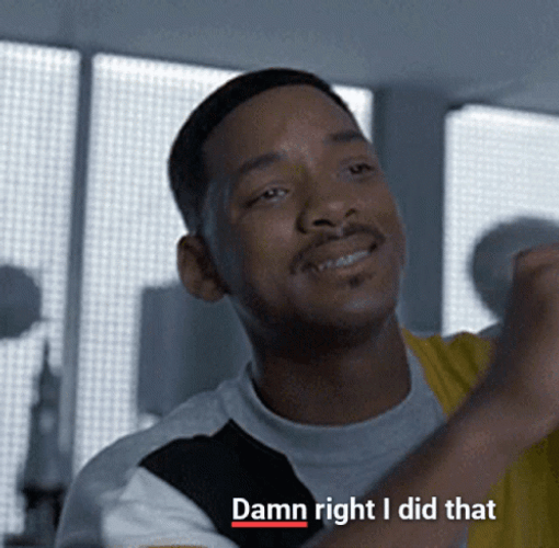 Damn Right Frustrated Will Smith GIF