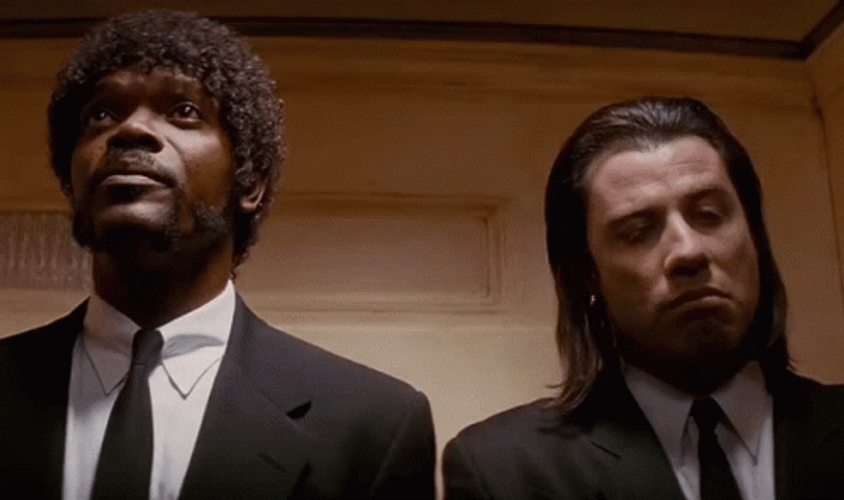 Damn Shame Vincent Vega Jules Winnfield GIF