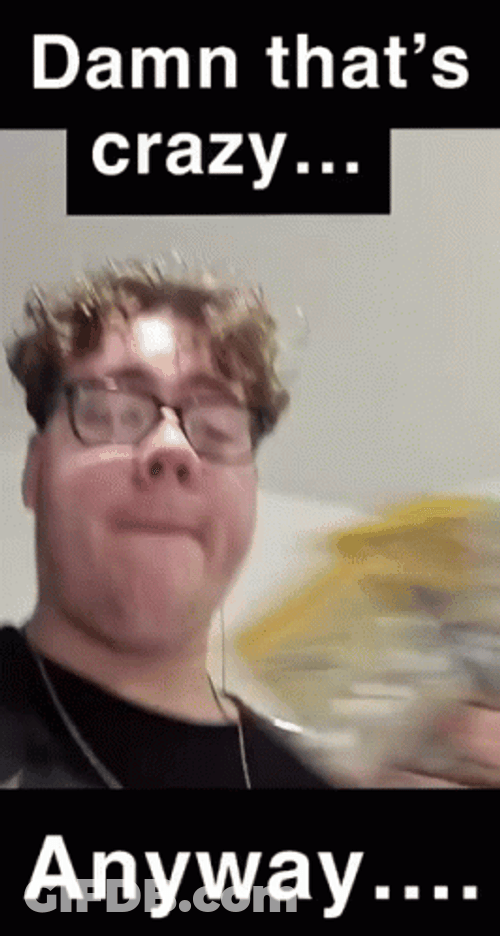 Damn That's Crazy Anyway GIF