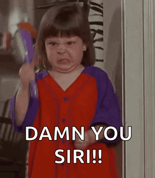 Damn You Siri Angry Kid With Bangs GIF