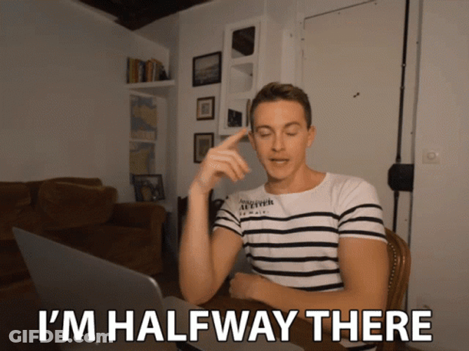 Damon Dominique I'm Half Way There GIF