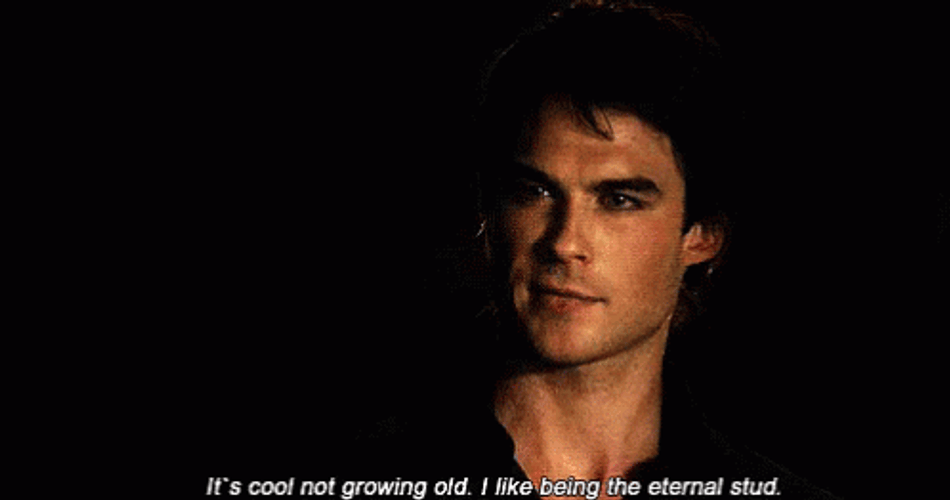 Damon Salvatore Eternal Stud TVD GIF