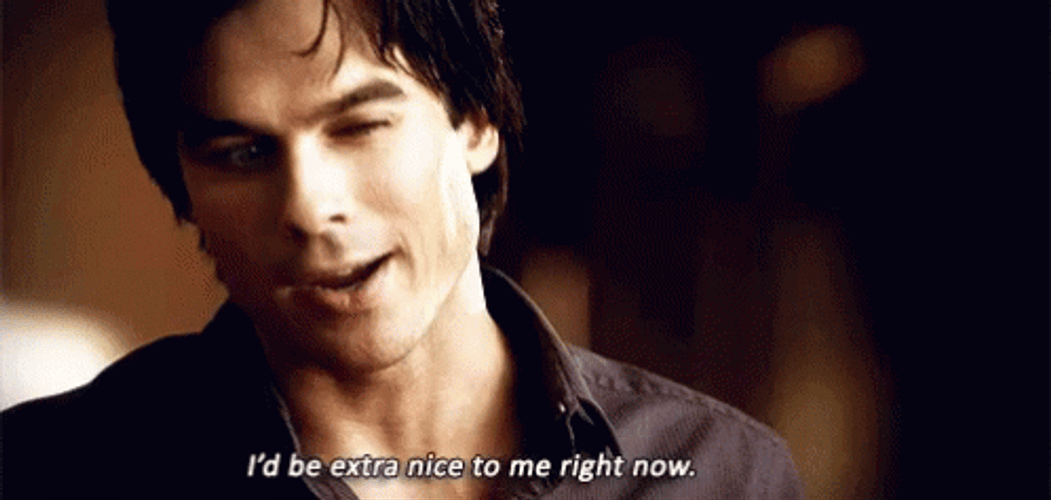 Damon Salvatore Extra Nice To Me GIF