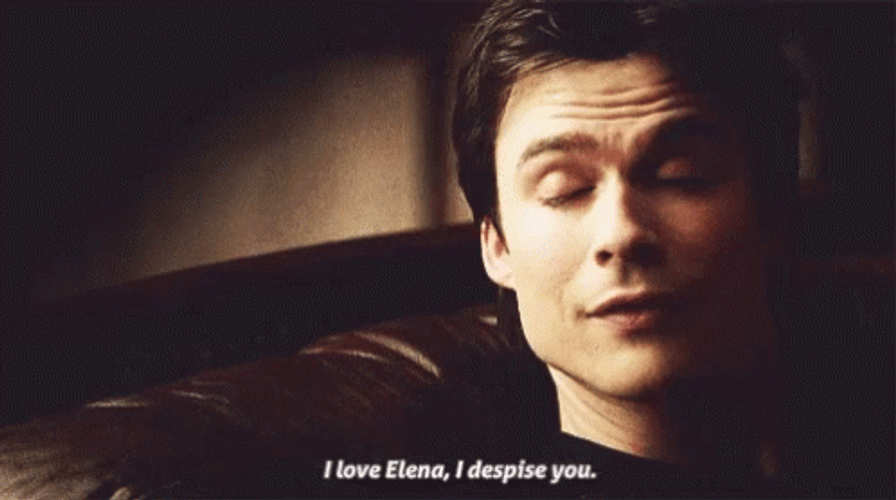 Damon Salvatore I Despise You GIF