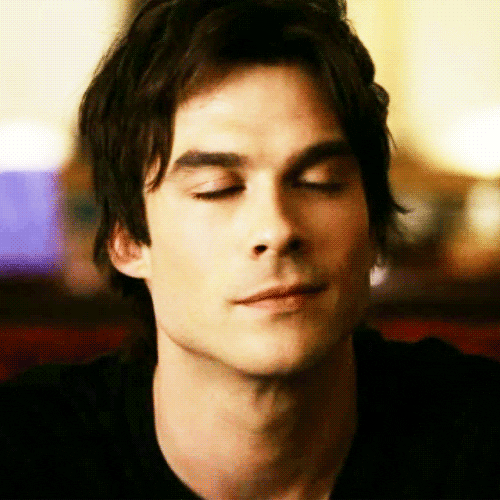 Damon Salvatore Ian Somerhalder Smirk GIF