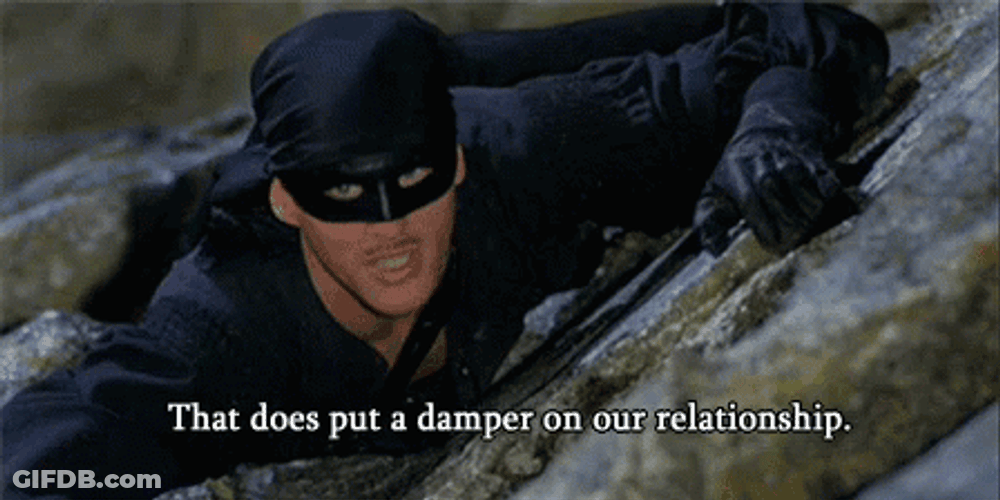 Damper On Our Relationship Princess Bride GIF