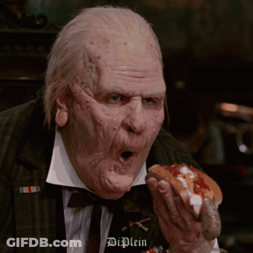Dan Aykroyd Eating Sausage GIF