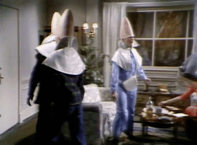 Dan Aykroyd Jumping Out Window GIF