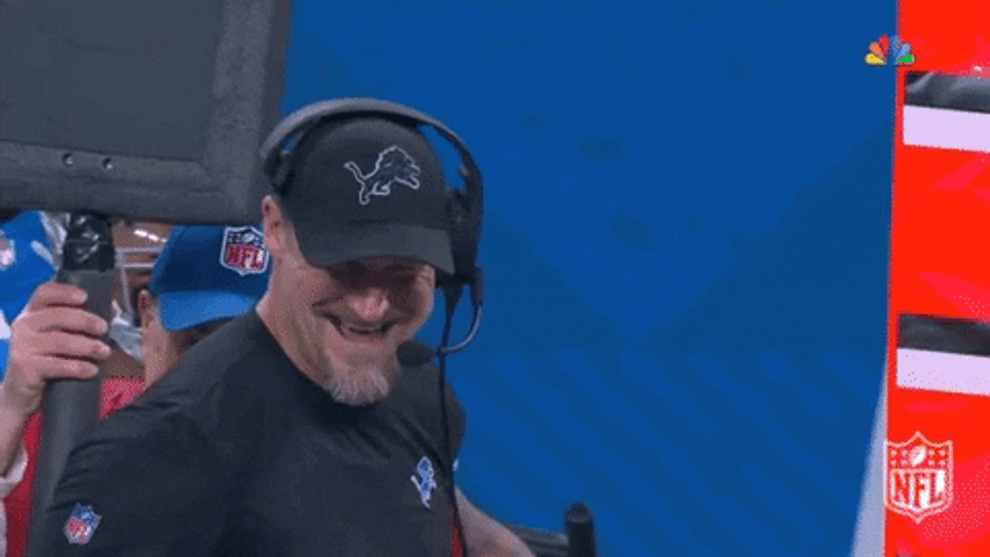 Dan Campbell Coach Inspired GIF