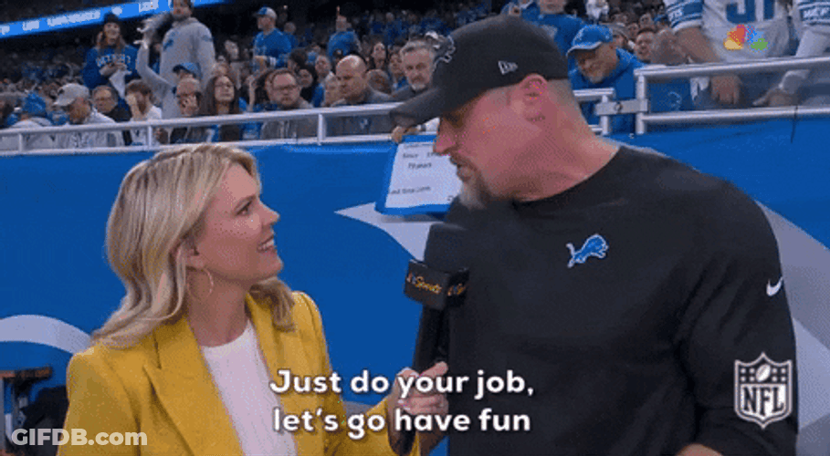 Dan Campbell Coach Interview GIF