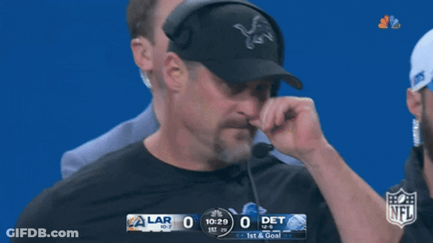 Dan Campbell Eyes Wink GIF