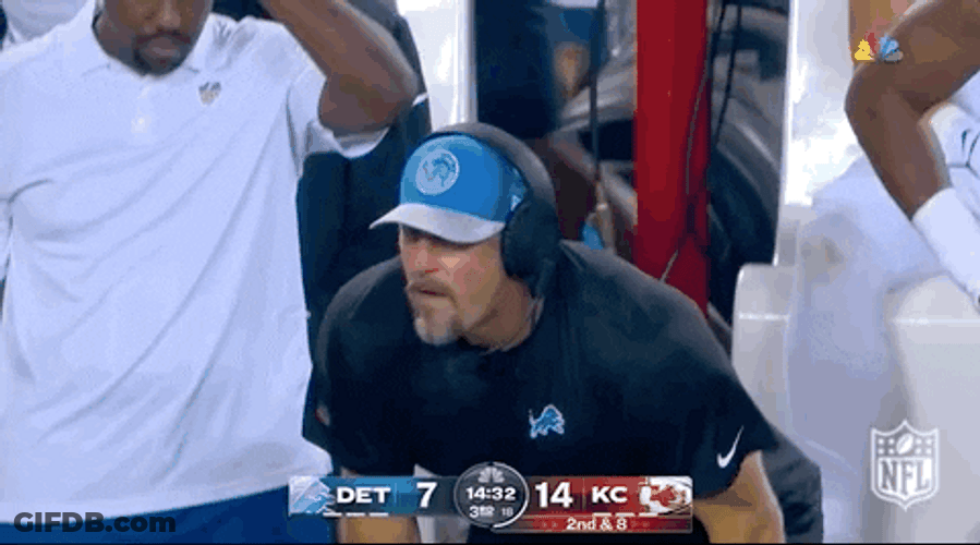 Dan Campbell Feeling Confident GIF