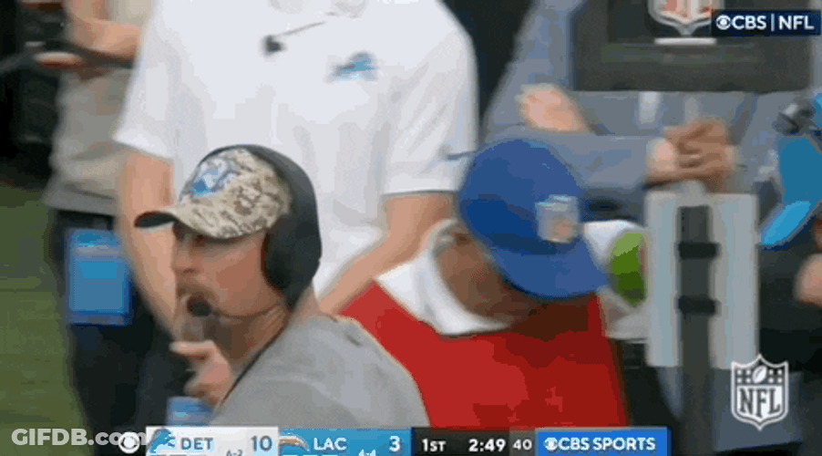 Dan Campbell Go Detroit Lions GIF