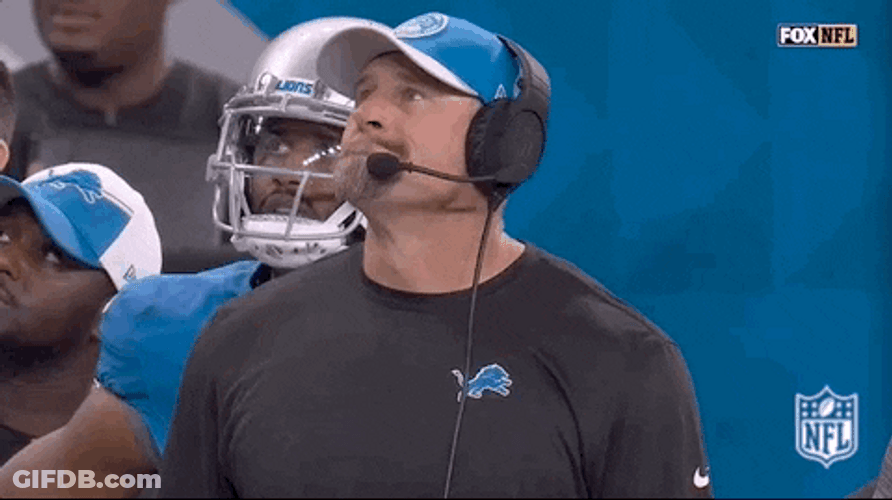 Dan Campbell Heading Down To Sad Town GIF