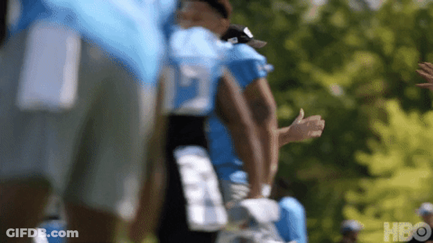 Dan Campbell Hug The Player GIF