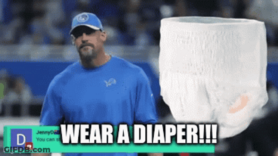 Dan Campbell Wear A Diaper GIF
