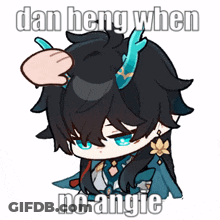 Dan Heng Cartoon Without Angie GIF